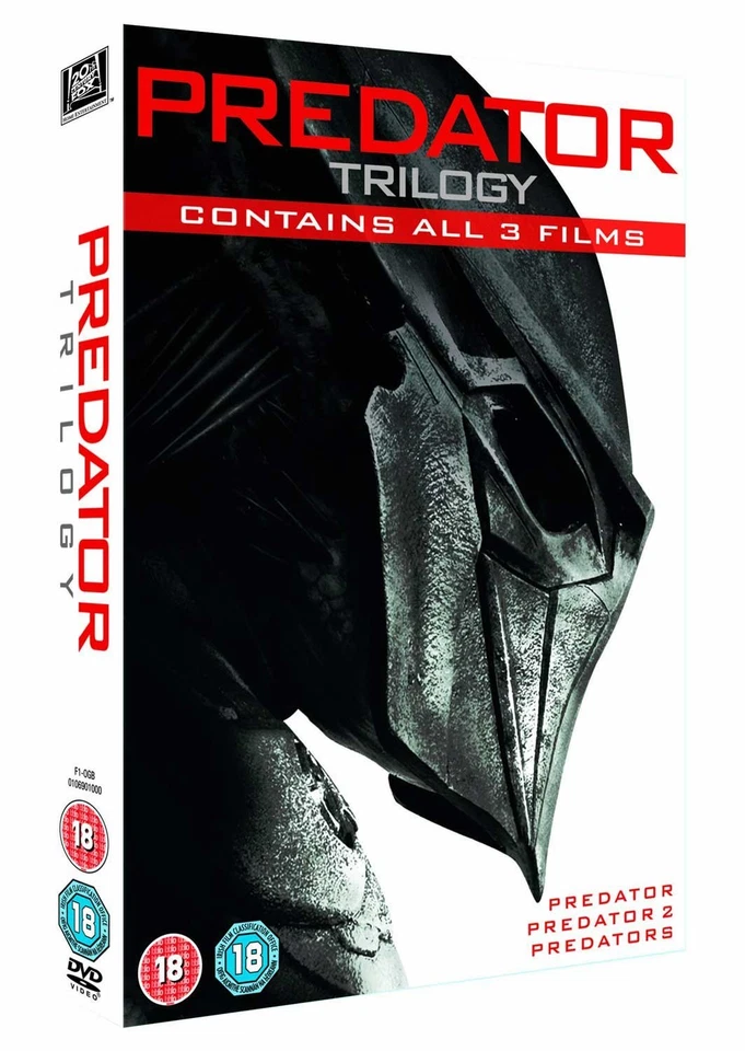 PREDATOR TRILOGY 1 2 3 BOXSET  3 DISC DVD ARNOLD SCHWARZENEGGER R2 - Image 1 of 2