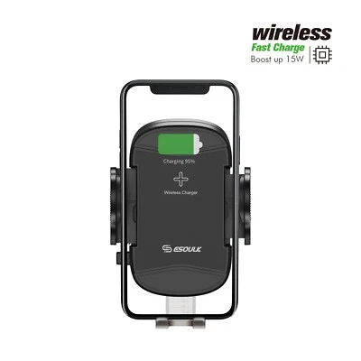 15W Wireless Charger Car AirVent Magnetic Holder iPhone X 11 12 13 14 Pro Max - Image 1 of 4