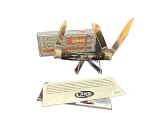 Case XX Medium Stockman Black Buffalo Horn Handle Stainless Folding Knife 65012 - Picture 1 of 3