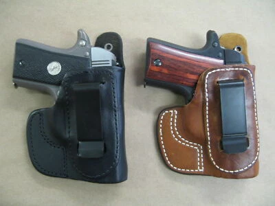 Azula Appendix Carry In The Waistband AIWB Leather Holster CCW: Choose Gun - 3 - Image 1 of 4