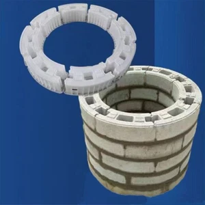 Garden Round Concrete Plastic Mold Block Bricks Ground Circle Module DIY 60cm - Picture 1 of 9