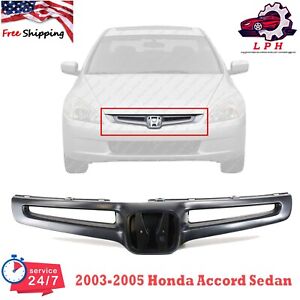 New Front Grill Grille Assembly For 2003 2004 2005 Honda Accord Sedan Black