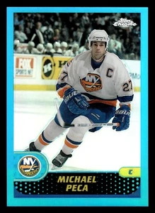 2001 Topps Chrome Refractor #132 Michael Peca Islanders - Picture 1 of 2