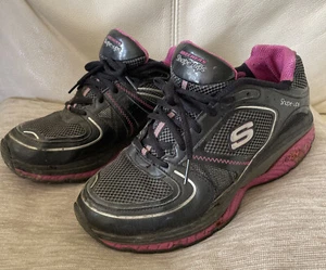 SCARPE DA PASSEGGIO SKECHERS RADIUS NERO ROSA A FORMA ALTA TAGLIA 5,5 - Foto 1 di 8