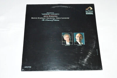 BEETHOVEN Emperor Concerto LP 1965 NEW SEALED Artur Rubinstein Boston Leinsdorf - Image 1 of 2
