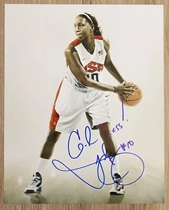 Tamika Catchings Signed Indiana Fever 8x10 Photo Basketball WNBA HOF Auto RAD - Picture 1 of 1