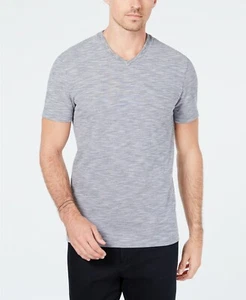 $215 Ryan Seacrest Men's Gray Short-Sleeve Slim-Fit V-Neck Pullover T-Shirt 2XL - Picture 1 of 2