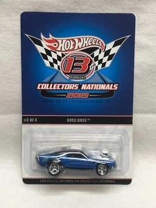 HOT WHEELS 2013 13TH NATIONALS FINALE CAR FORD MUSTANG BOSS HOSS # 565 / 1000 - Picture 1 of 3