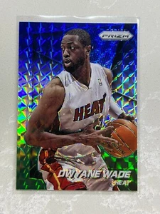 2014-15 Panini Prizm Dwyane Wade Blue Green Mosaic Prizm #141 Miami Heat - Picture 1 of 2