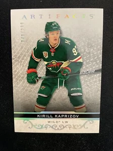 21-22 UD Artifacts Hockey Silver Parallel 109 Kirill Kaprizov /299 - Picture 1 of 2
