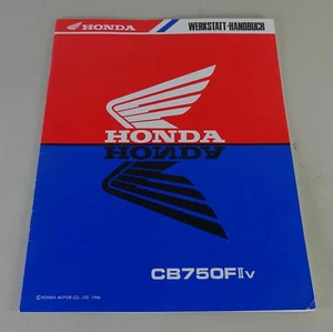 Manual De Taller Suplemento Honda Seven Fifty CB 750 F II Año 1996 - Imagen 1 de 1