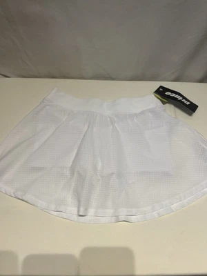Pantalón Corto de Tenis Prince, Talla Juvenil Pequeña, Blanco, Pantalones Cortos Incorporados y Bolsillo para Pelota, Nuevo con Etiquetas Foto 1 de 4