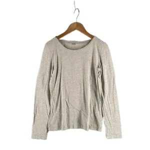 MARGARET HOWELL Long-sleeved T-shirt gray cotton Women - Picture 1 of 9