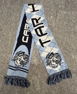 Carolina Tarheels Reversible Soccer Football Scarf - Picture 1 of 4