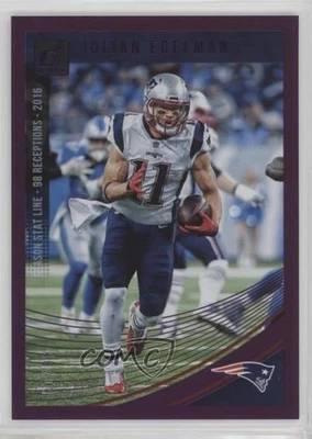 2018 Panini Donruss Stat Line Season /98 Julian Edelman #186 - Image 1 of 2