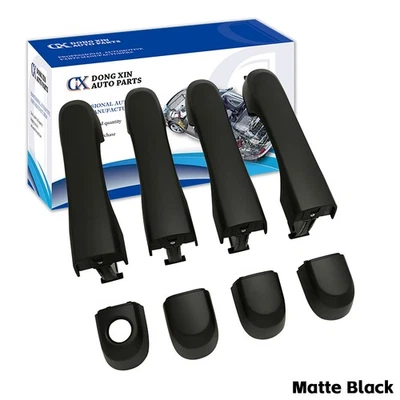 1 lote de manija de puerta exterior de 4 puertas negro mate para Jeep Renegade BU 2015-2023 Foto 1 de 4