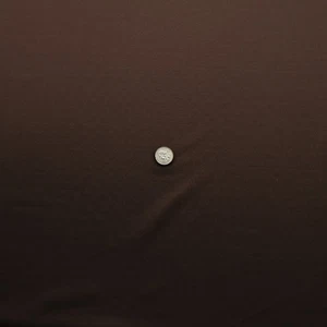 Tela de poliéster de punto doble marrón oscuro vintage años 70 | 1,5 yardas. x 65” - Imagen 1 de 7