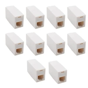 10Pcs RJ11 CouplerStraight Telephone Inline Coupler RJ11 to RJ11 6P4C Inline ... - Picture 1 of 4