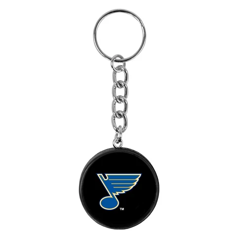 St. Louis Blues Mini Hockey Puck Team Logo Keychain Cover