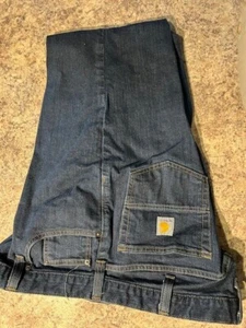 4 PAIR YOUTH CARHARTT JEANS. ALL 36'WAIST X 30" LENGTH. - Picture 1 of 7