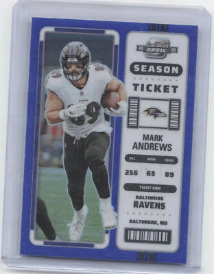 2022 Panini Contenders Optic #3 Mark Andrews Blue #/99 - Image 1 of 2