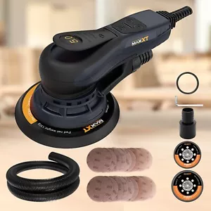 Levigatrice Orbitale Elettrica Brushless con Due Piastre di Supporto per Lavorazione Legno - Foto 1 di 8
