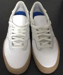 Adidas Leder Herrenschuhe weiß/gummi Größe 11 - Bild 1 von 15