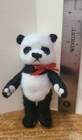 Needle felted panda bear 3.25", OOAK  Charming!!!