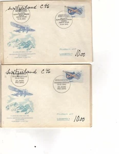SUIZA Sellos 7 FDC PRIMER DÍA CUBIERTA HELVETIA (m17 - Imagen 1 de 4