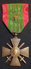 N10A*) (REF2239) Belle médaille CROIX guerre 1939 WW2 French medal