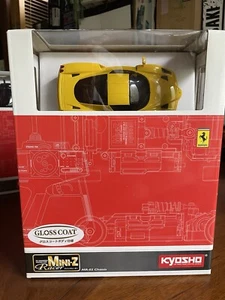 Kyosho MINI-Z RWD Series Ready Set Ferrari Enzo MR-02 30451Y Yellow - Picture 1 of 15
