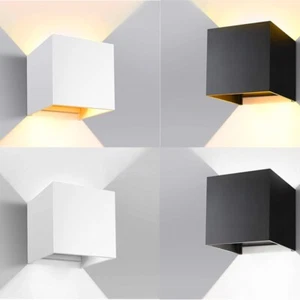 LED Wandleuchte Außen Innen Wandspot Fassadenlampe Strahler UP-Down-Leuchte IP65 - Bild 1 von 27