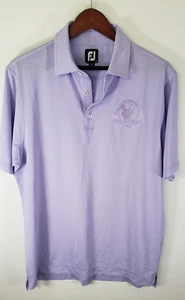 FJ FootJoy Lavendar Golf Polo Shirt Size Medium - Picture 1 of 11