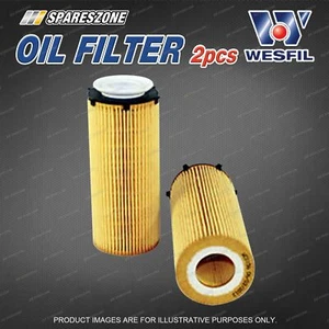 2 x Wesfil Oil Filters for Bmw 3 Series 330D 5 Series 530D 535D 7 Ser 730D X5 X6 - Picture 1 of 2