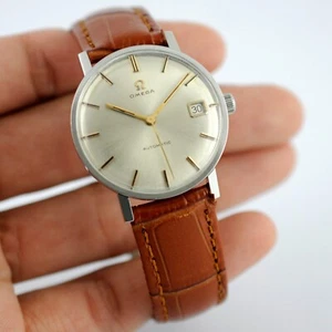 FINE VINTAGE OMEGA GENEVE REF 162.009 AUTOMATIC DATE SWISS MADE WATCH FROM 1963 - Picture 1 of 17