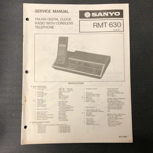 Sanyo RMT 630 Service Manual - Picture 1 of 2