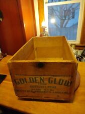 Vintage Golden Glow Bartlett Pear Wooden Crate 19.5x12.5x9" Grocery Primitive