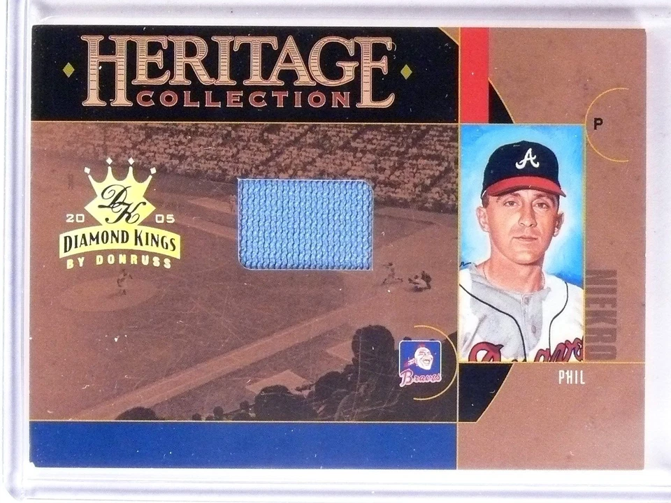 2005 Diamond Kings Heritage Collection Phil Niekro Jersey #D43/50 #HC21 - Image 1 of 1