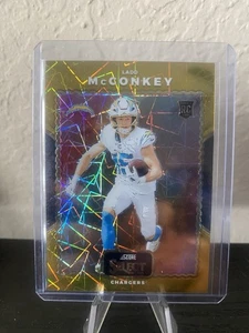 LADD MCCONKEY 2024 PANINI SELECT GOLD LAZER PRIZM ROOKIE RC SELECT SCORE 5/10 - Picture 1 of 2