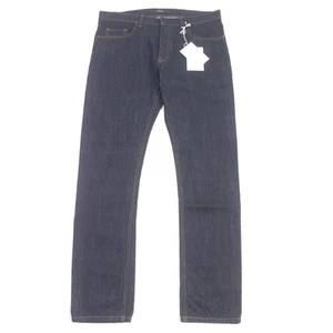 VALENTINO Men's Denim Pants Unused Cotton Rockstud Button Fly Jeans Indigo Blue - Picture 1 of 10