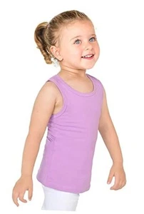Girls' Racerback Tank Top 7 Lavender - Picture 1 of 7