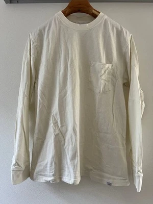 Norse Projects XL Ivory Long Sleeve Tee with Pocket - Image 1 of 3