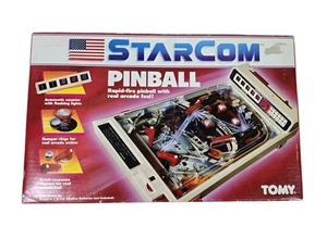 STARCOM Electric Pinball Game Tomy (Non Working) With Box 1980s For Parts - Picture 1 of 12