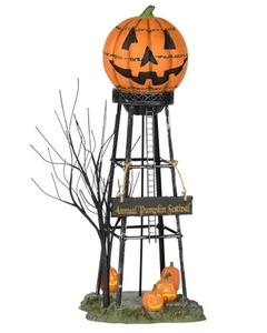 NIB Department 56 Halloween Pumpkin Water Tower Village Accessories SEALED - Picture 1 of 5