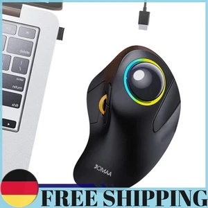 Rollerball Mouse 2.4G & Bluetooth-Compatible 44mm Ball for Windows PC Mac Mouse - Afbeelding 1 van 12