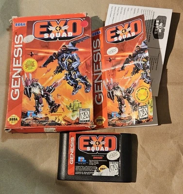 Exo Squad - Sega Genesis - Box + Manual  - Image 1 of 4