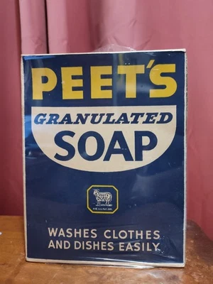Jabón granulado Peet’s vintage años 40-50 caja sin abrir Foto 1 de 4