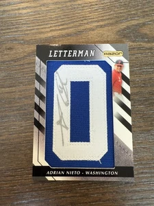 2008 Razor Letterman #AN-O Adrian Nieto - Picture 1 of 2