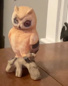 Vintage Hand-Painted Ceramic Owl Figurine by Ardalt. 6 1/2" Tall. Japan. - Picture 1 of 6