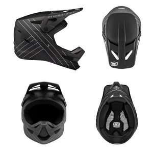 100 % Status MTB BMX Fahrrad Essential schwarz Helm - Größe wählbar - Bild 1 von 6